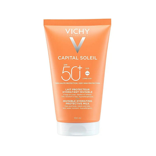 Vichy Capital Soleil Αδιάβροχο Αντηλιακό Γαλάκτωμα Προσώπου και Σώματος SPF50+ 150ml