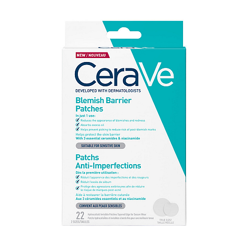 CeraVe Blemish Barrier Patches Patches Προσώπου Με Νιασιναμίδη 22τμχ