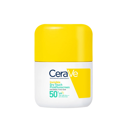 CeraVe Invisible Dry Touch Fluid Sunscreen Αντηλιακό Προσώπου SPF50+ 50ml