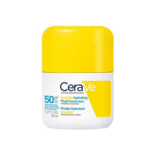 CeraVe Invisible Hydrating Fluid Sunscreen Αντηλιακό Προσώπου SPF50 50ml