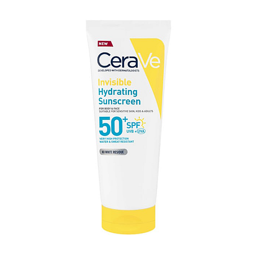 CeraVe Invisible Hydrating Sunscreen Αντηλιακό Προσώπου SPF50+ 177ml