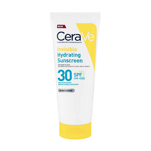CeraVe Invisible Hydrating Sunscreen Αντηλιακό Προσώπου SPF30 75ml
