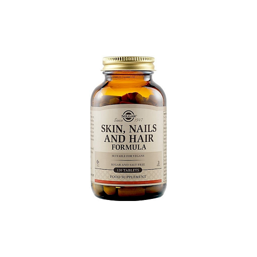 Solgar Skin, Nails And Hair Formula Ειδικό Συμπλήρωμα Διατροφής 120 ταμπλέτες