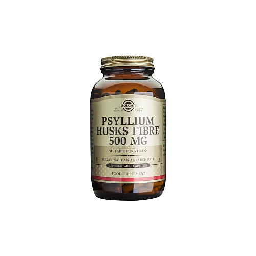 Solgar Psyllium Husks Fibre Ειδικό Συμπλήρωμα Διατροφής 200 φυτικές κάψουλες