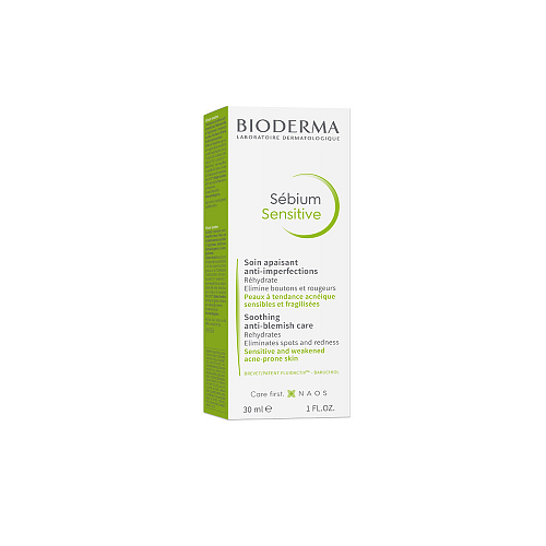 Bioderma Sebium 24ωρη Ενυδατική Κρέμα Προσώπου Ημέρας κατά των Ατελειών & της Ακμής με Πρεβιοτικά 30ml