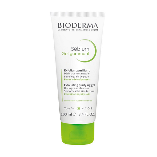 Bioderma Sebium Scrub Προσώπου σε Gel για Λιπαρές Επιδερμίδες 100ml