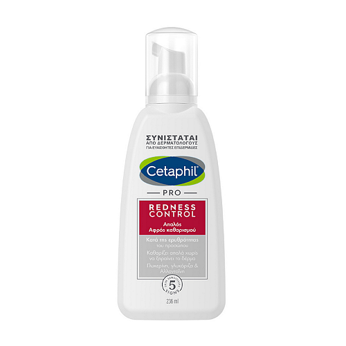 Cetaphil Pro Redness Control Αφρός Καθαρισμού Προσώπου για Ακνεϊκές Επιδερμίδες 236ml