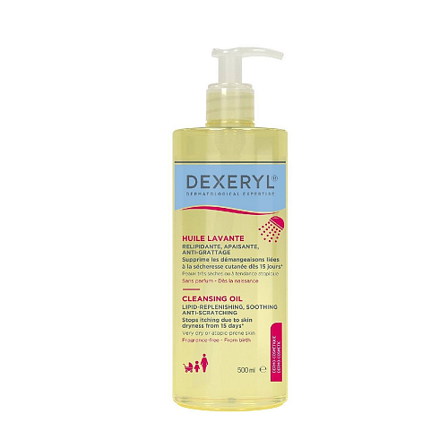 Dexeryl Λάδι Καθαρισμού για το Πρόσωπο & το Σώμα Κατάλληλο για Ατοπική Επιδερμίδα 500ml