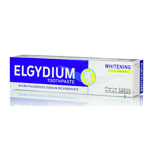 Elgydium Whitening Οδοντόκρεμα με Χλωρεξιδίνη για Λεύκανση Lemon 75ml