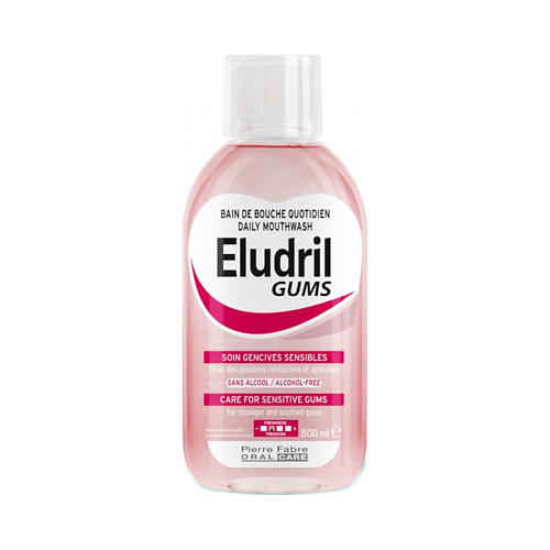 Pierre Fabre Eludril Gums Στοματικό Διάλυμα για την Ουλίτιδα 500ml