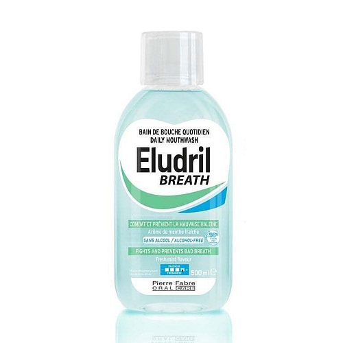 Pierre Fabre Eludril Breath Στοματικό Διάλυμα κατά της Κακοσμίας 500ml