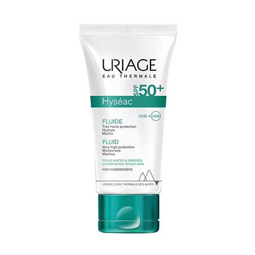 Uriage Hyseac Fluide SPF50 Αδιάβροχη Αντηλιακή Λοσιόν για το Σώμα SPF50 50ml