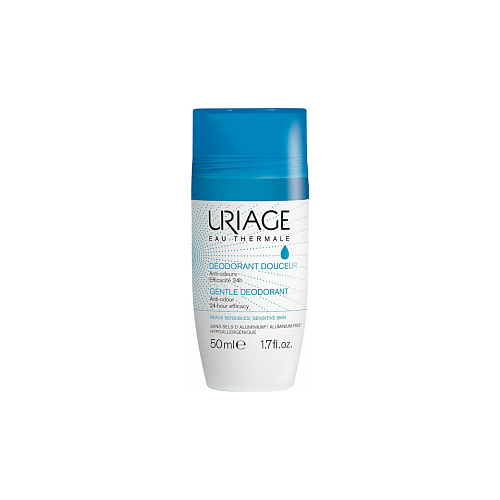 Uriage Gentle Anti-odour 24-hour Αποσμητικό 24h σε Roll-On Χωρίς Αλουμίνιο 50ml