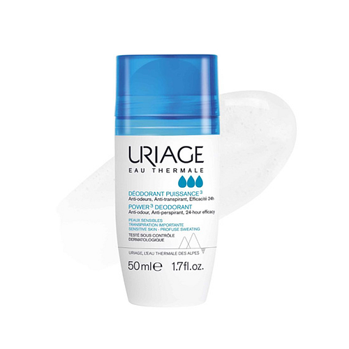 Uriage Power 3 Anti-perspirant Αποσμητικό 24h σε Roll-On 50ml