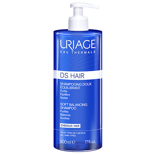 Uriage DS Hair Soft Balancing Σαμπουάν για Ευαίσθητο Τριχωτό κατά της Πιτυρίδας για Όλους τους Τύπους Μαλλιών 500ml