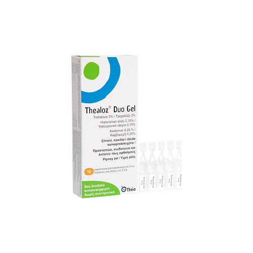 Thea Pharma Hellas Thealoz Duo Gel Οφθαλμικές Σταγόνες 30x0.4ml