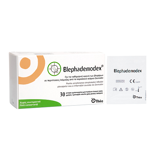 Thea Pharma Hellas Blephademodex Οφθαλμικά Επιθέματα σε Λευκό χρώμα 30τμχ