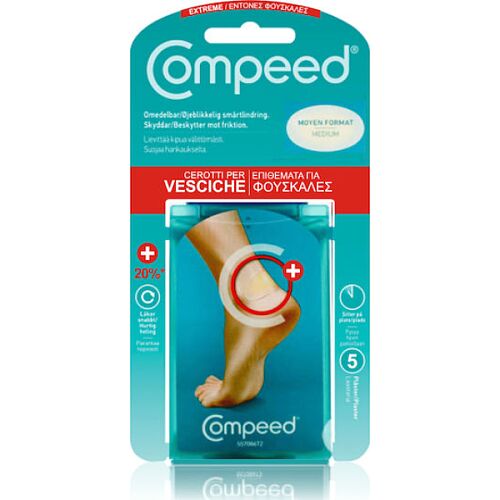 Compeed Επιθέματα Vesciche Back με Gel για Φουσκάλες Medium 5τμχ