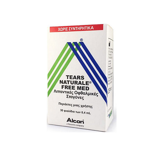 Alcon Tears Naturale Free Med Οφθαλμικές Σταγόνες 30x0.4ml