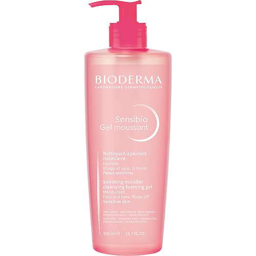 Bioderma Sensibio Gel Καθαρισμού Προσώπου 500ml