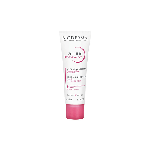 Bioderma Sensibio Defensive Rich Rich 24ωρη Ενυδατική Κρέμα Προσώπου 40ml
