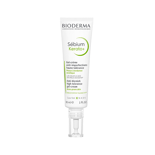Bioderma Sebium Kerato+ Καθημερινή Θεραπεία για Δέρμα με Τάση Ακμής Αντιμετώπιση Ατελειών, Σπυράκια και Σημάδια, 30ml