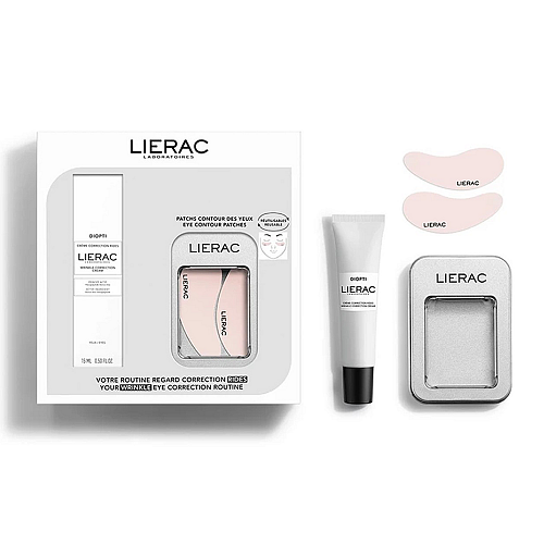 Lierac Promo Περιποίηση Ματιών Diopti Wrinkle Correction Cream, 15ml & Eye Contour Patches