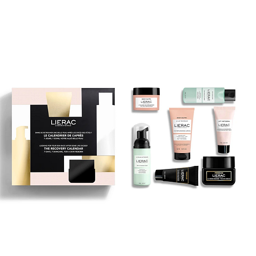 Lierac The Recovery Calendar Travel Set για Αντιγήρανση, Ενυδάτωση & Λάμψη 5τμχ