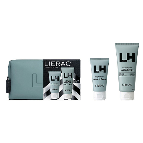 Lierac Homme Σετ Περιποίησης για Ενυδάτωση & Καθαρισμό Σώματος 3τμχ