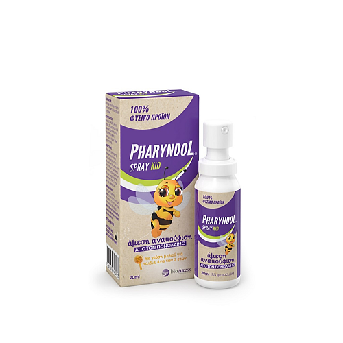 BioAxess Pharyndol Kids Spray για Παιδιά για Παραγωγικό Βήχα Μέλι 20ml