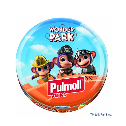 Pulmoll Junior Παστίλιες με Πορτοκάλι & Βιταμίνες A,C και Ε για Παιδιά Χωρίς Ζάχαρη & Γλουτένη Πορτοκάλι 50gr