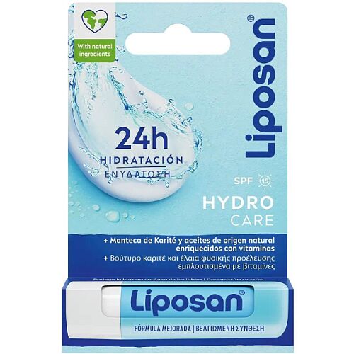 Liposan Hydro Care Lip Balm SPF15 για Σκασμένα Χείλη 4.8gr