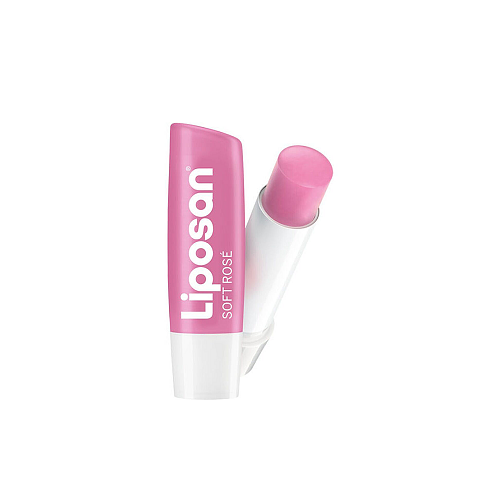 Liposan Fruity Shine Lip Balm για Σκασμένα Χείλη Soft Rose 4.8gr