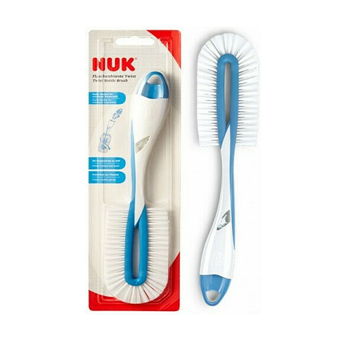 Nuk Βούρτσα Καθαρισμού για Μπιμπερό Μπλε Twist