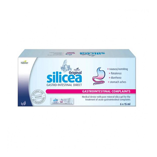 Hubner Silicea Gastro-intestinal Gel Direct Ειδικό Συμπλήρωμα Διατροφής 6 φακελίσκοι