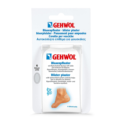 Gehwol Blister Plaster Large Αυτοκόλλητο Επίθεμα για Φουσκάλες, 6τμχ.