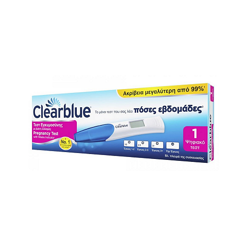 Clearblue Ψηφιακό Τεστ Εγκυμοσύνης με Δείκτη Σύλληψης 1τμχ