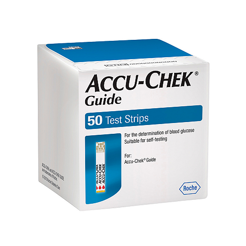 Roche Accu Chek Guide Ταινίες Μέτρησης Σακχάρου 50τμχ