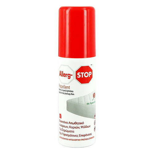 Allerg-Stop Repellent Απωθητικό Σπρέι Ακάρεων, Κοριών & Ψύλλων με πολλαπλές εφαρμογές, 100ml