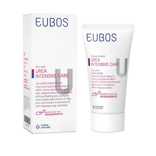 Eubos Urea Intensive Ενυδατική Κρέμα με Ουρία για Σκασμένα Χέρια 75ml