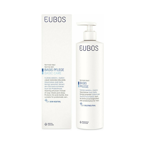 Eubos Blue Liquid Washing Emulsion Υγρό Καθαρισμού για το Σώμα 400ml