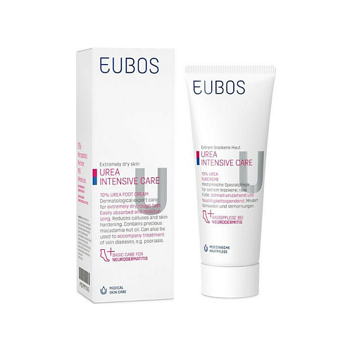 Eubos Urea 10% Ενυδατική Κρέμα Ανάπλασης Ποδιών 100ml