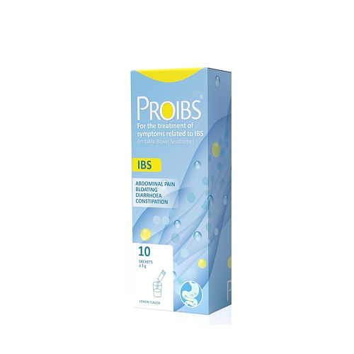 Proibs IBS 250mg Ειδικό Συμπλήρωμα Διατροφής 10 φακελίσκοι Λεμόνι