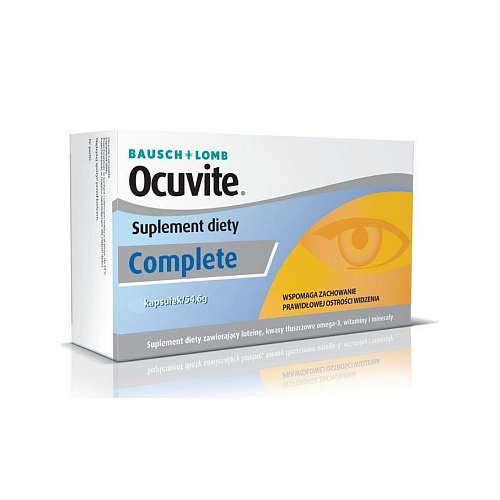 Bausch & Lomb Ocuvite Complete Ειδικό Συμπλήρωμα Διατροφής 60 ταμπλέτες