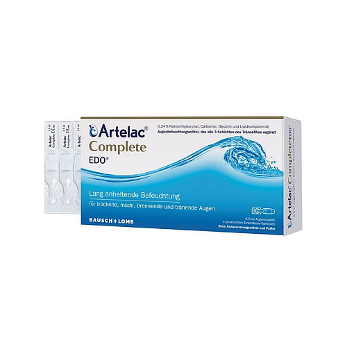 Bausch & Lomb Artelac Complete Οφθαλμικές Σταγόνες 30x0.5ml