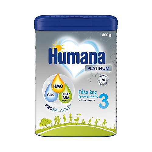 Humana Γάλα σε Σκόνη Platinum 3 για 12+ Μηνών 800gr