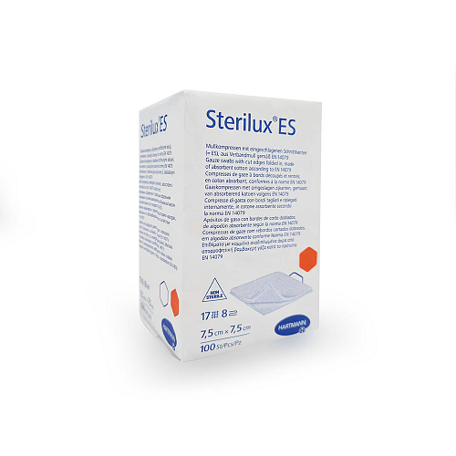 Hartmann Sterilux Es Μη Αποστειρωμένες Γάζες 7.5x7.5cm 100τμχ