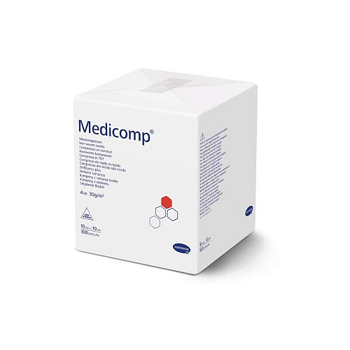 Hartmann Medicomp Μη Αποστειρωμένες Γάζες 10x10cm 100τμχ