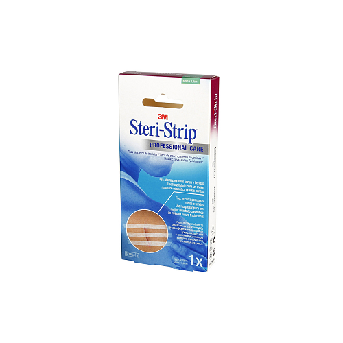 3M Steri-Strip Αυτοκόλλητα Ράμματα Πορτοκαλί 10x0.6cm 10τμχ