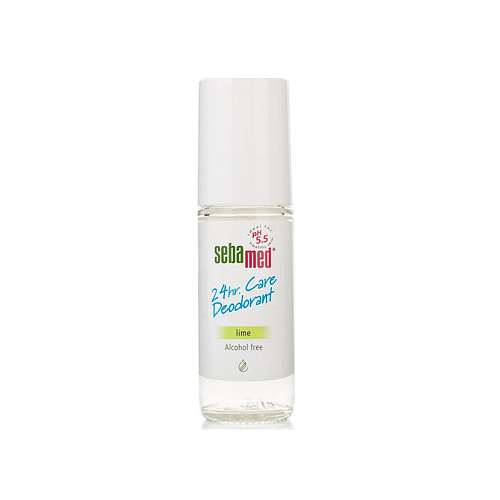 Sebamed Sensitive Skin Lime Αποσμητικό 24h σε Roll-On Χωρίς Αλουμίνιο 50ml